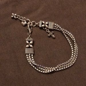 Brighton Triple Rope Lobster Claw Clasp Bracelet